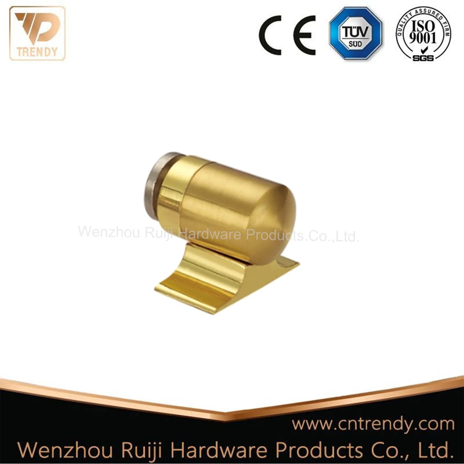 Good Quality Security Door Guard Satin Nickel Zinc Door Closer Hardware (AC-3007)