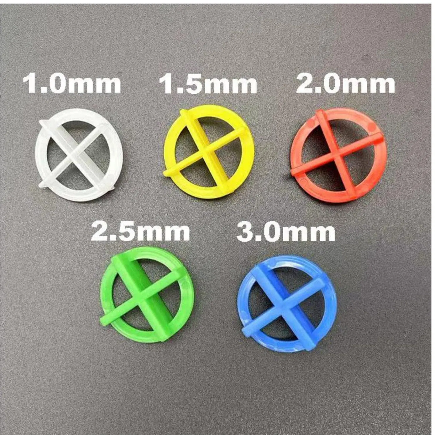 Floor Tile Leveling Instrument Wall Tile Leveling Spacers Round Cross Floor Tile Spacer for Flooring Installation