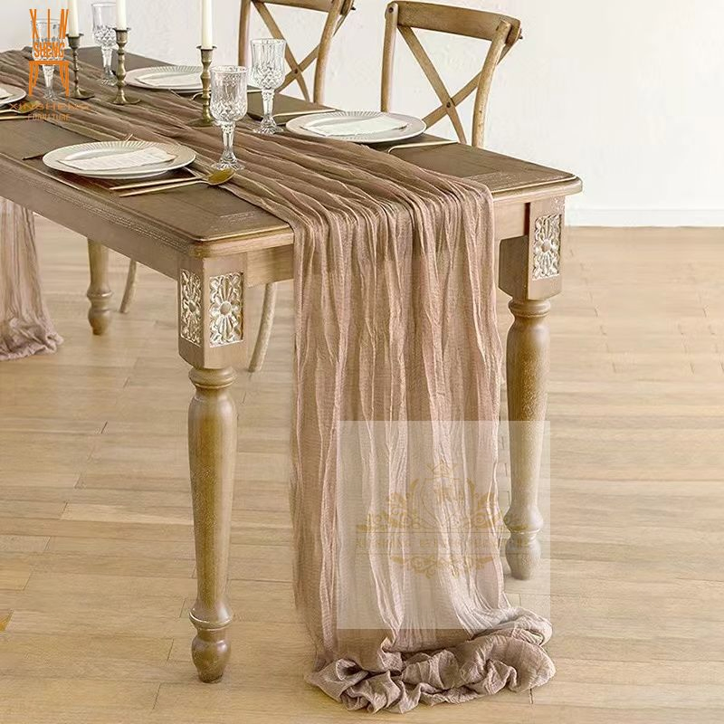 Modern Design Luxury Hotel Restaurant Party Banquet Colorful Polyester Table Runners for Wedding
