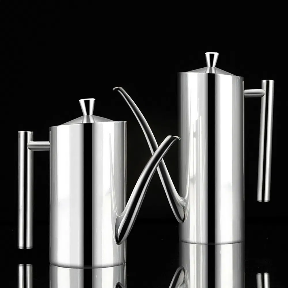Stainless Steel Olive Oil Dispenser with Drip Free Spout Wbb25569