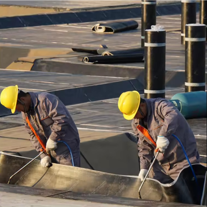 1.2mm Fiberglass Reinforced Aluminum Coated Self-Adhesive Modified Bitumen Waterproofing Membrane