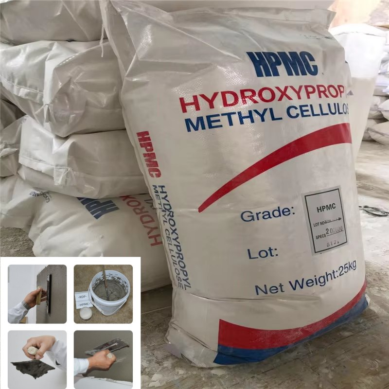 HPMC 25kg Hydroxypropyl Methylcellulose Industrial Grade HPMC Chemical Auxiliary Agent HPMC Powder for Building Materials