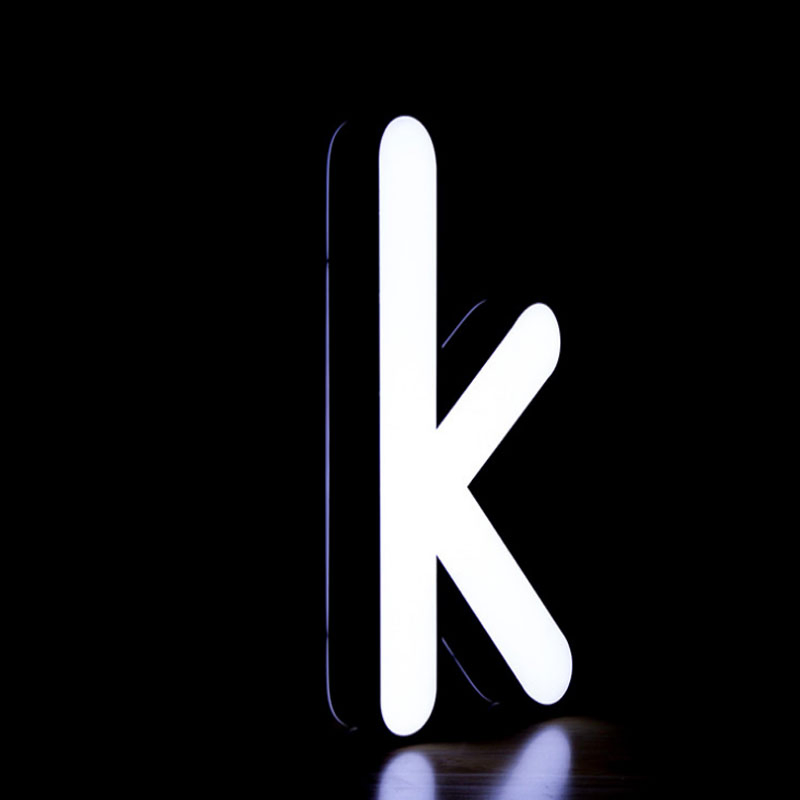 Stainless Steel LED Letters with Acrylic Front Name Advertising Sign