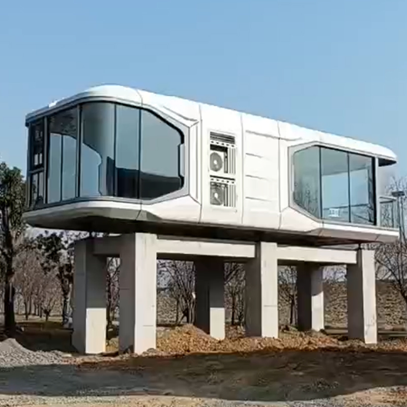 P5 Luxury Movable Prefabricated Shipping Container Space Capsule High-End Micro Homes Smart Expandable Houses Customizable Mobile Residences House
