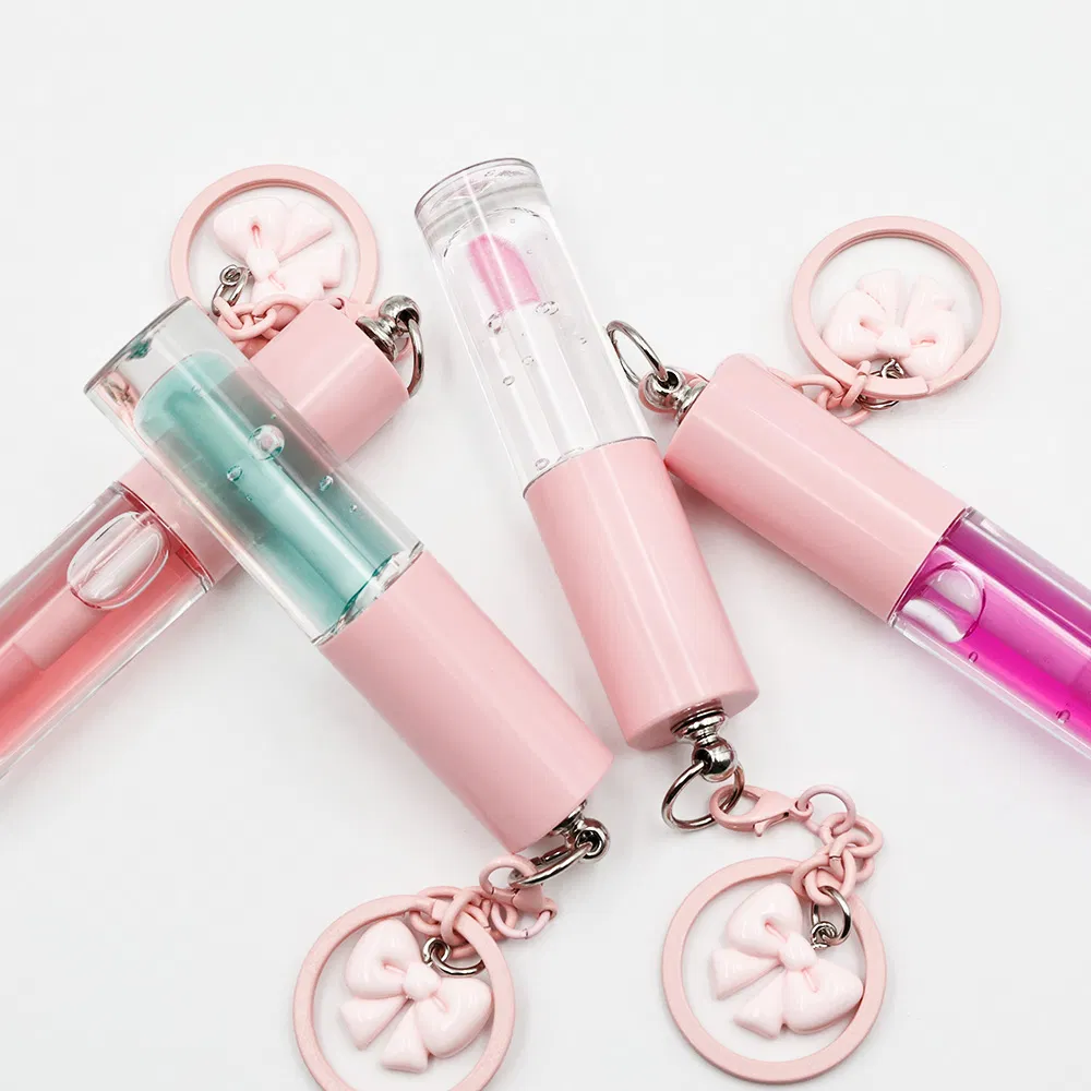 30 Color Keychain Fruit Lip Oil Private Label Custom Logo Lip Plumper Gloss Lip Gloss