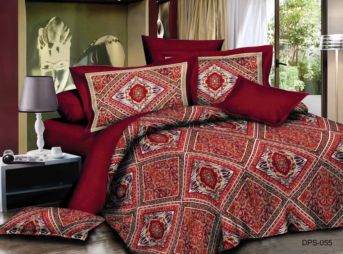 Polyester Microfiber Ultrasonic/ Pinsonic Quilt Bedspread Set