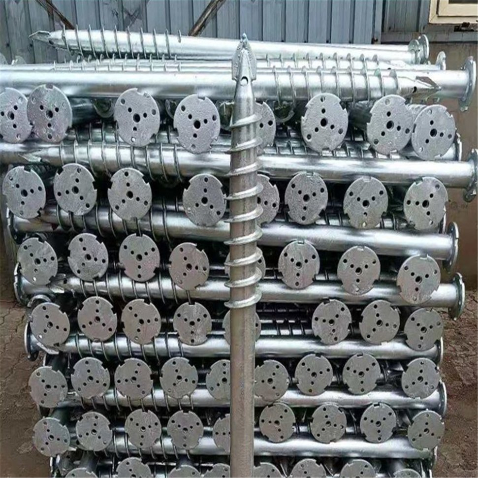 Large Blade Ground Pile Photovoltaic Ground Screw Power Station Pile