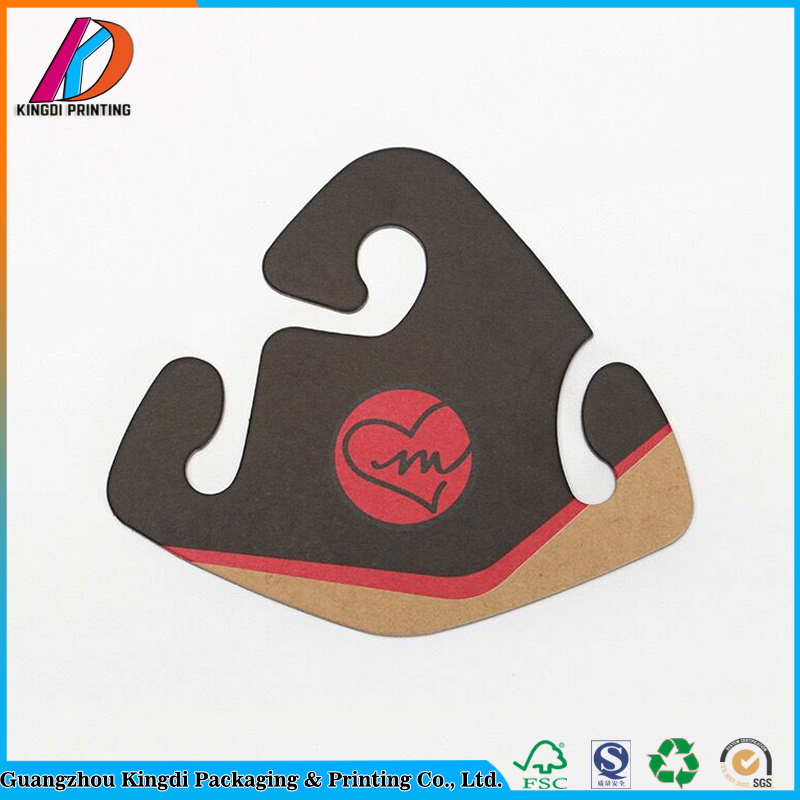 New Design Recycled Flip Flops Kraft Paper Hang Tag for Shoes