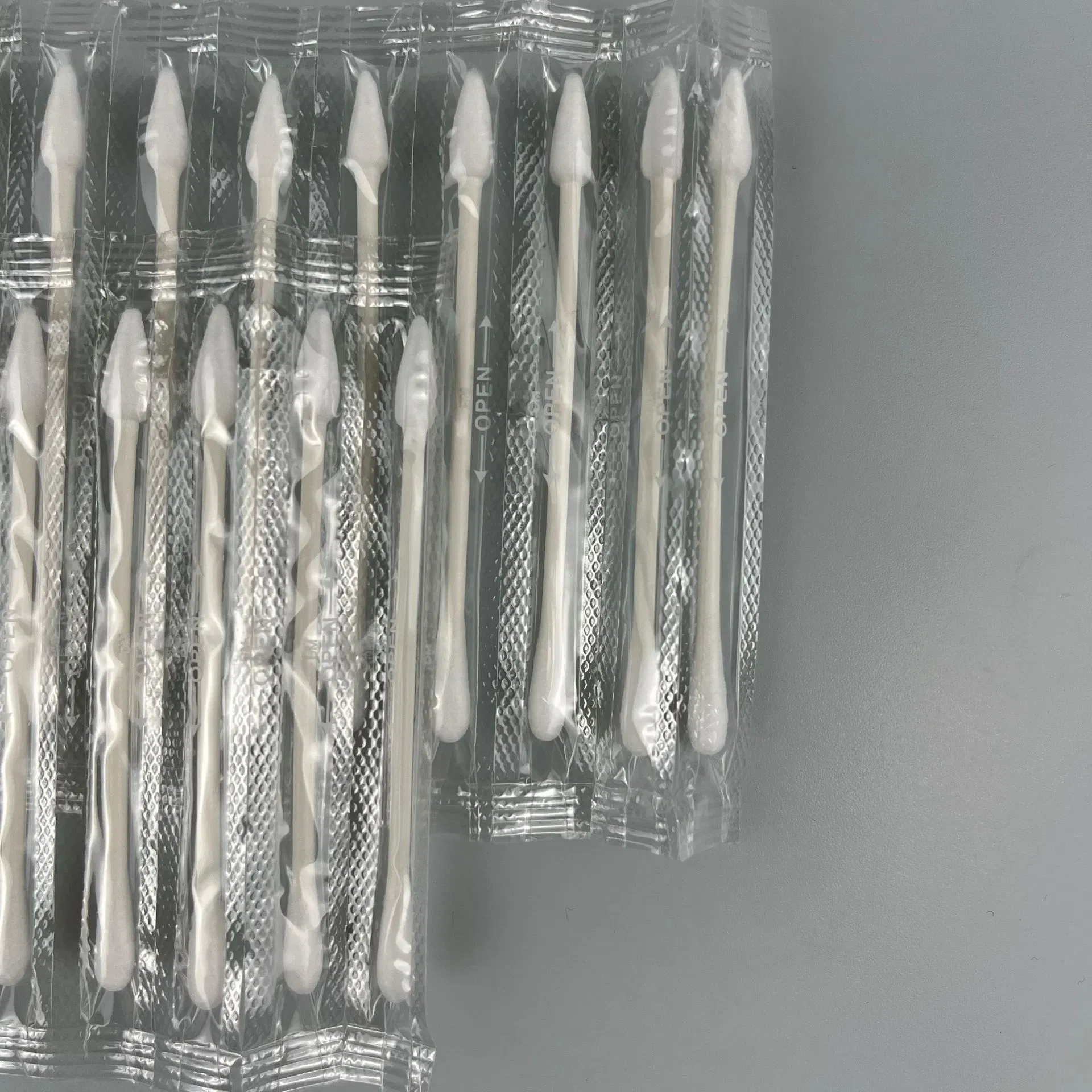 New Innovation Disposable Make-up Skimming Individually Wrapped Cotton Swab