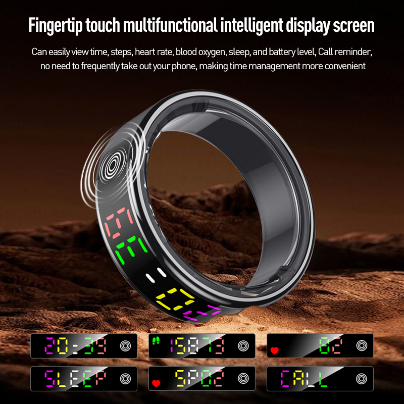 Умное кольцо-трекер Cloraint с дисплеем и звонками