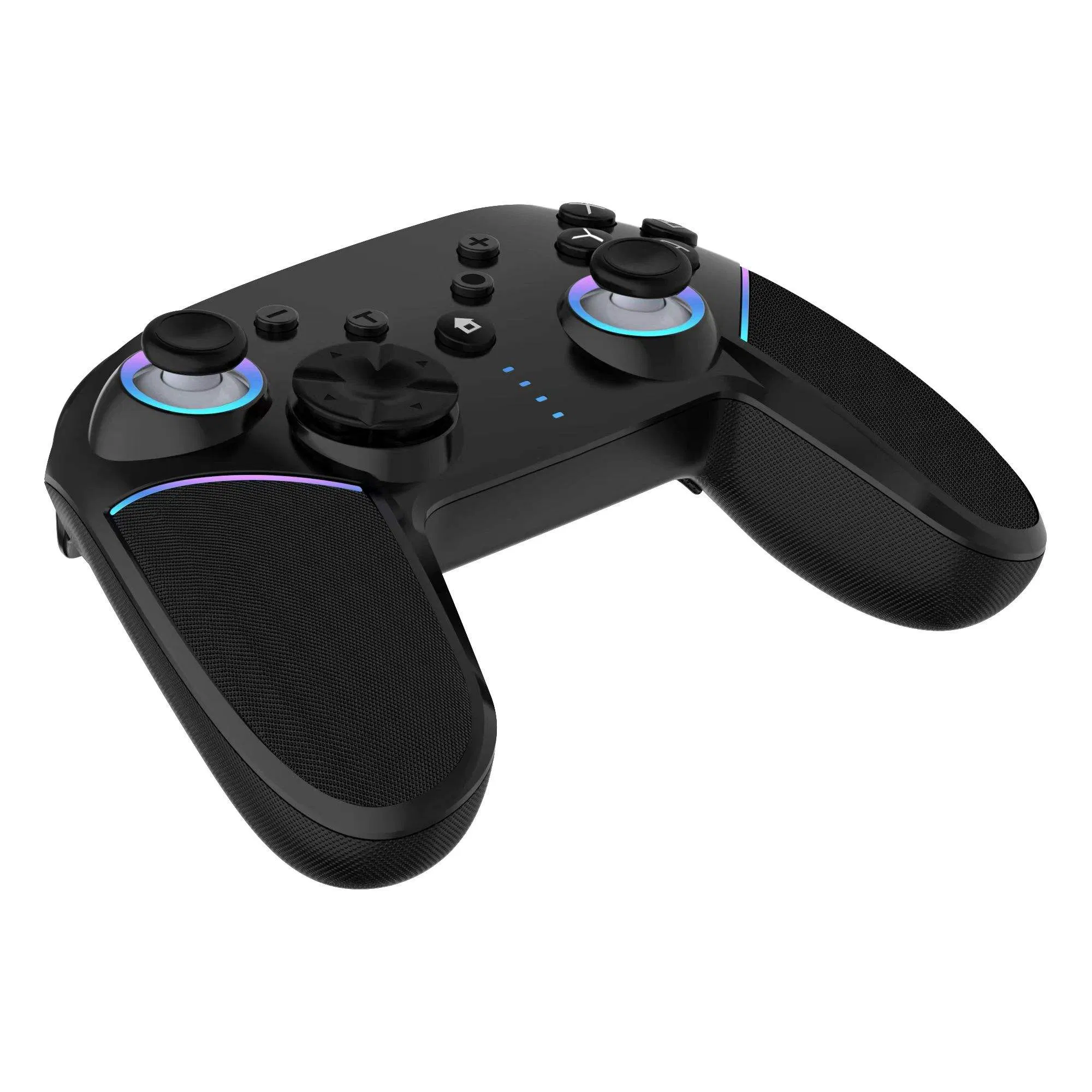 Wholesale Gaming Joystick Gamepad Joy Pad Wireless Bt Game Controller with Six-Axis Motor RGB Light