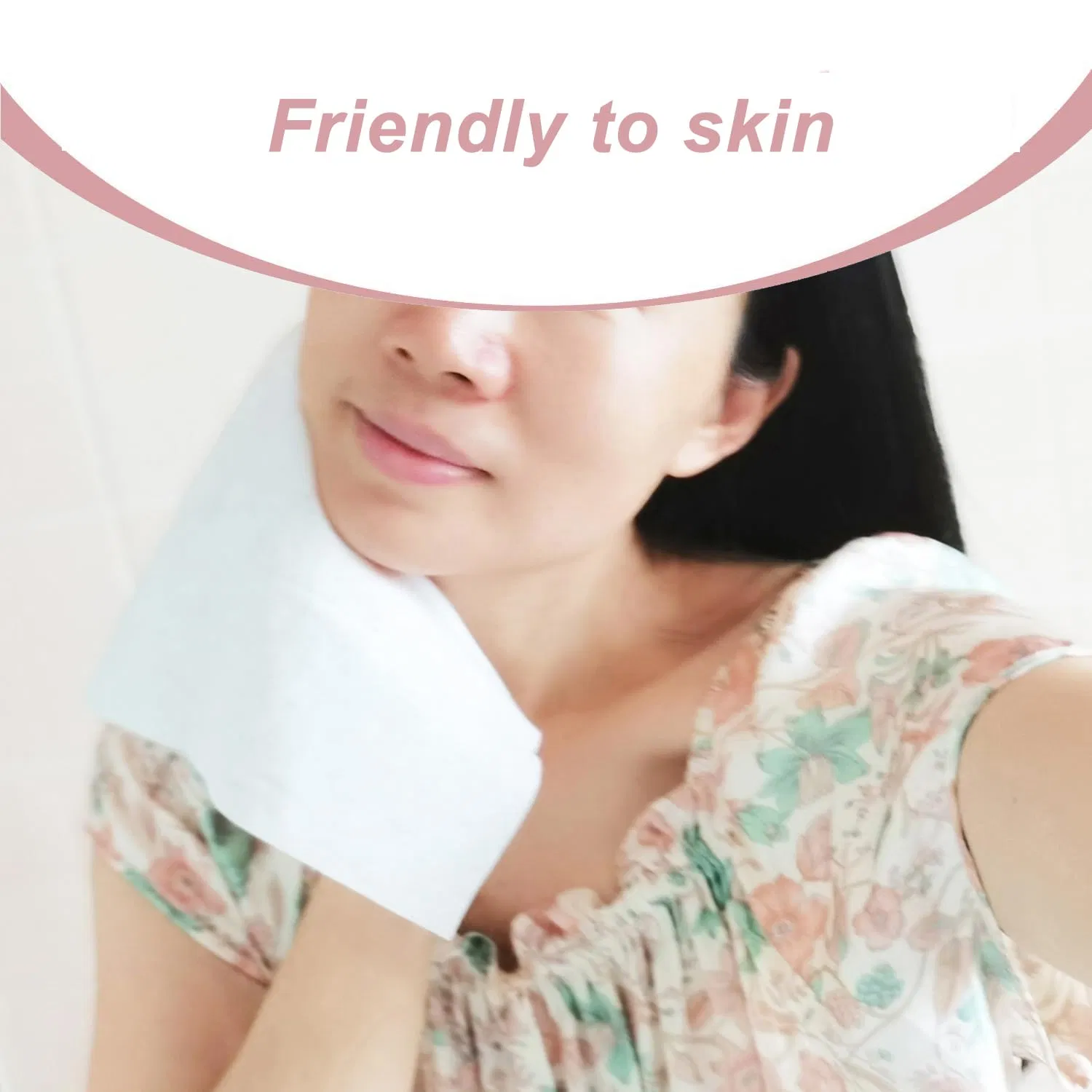 Soft Dry Wipe Unscented Cotton Tissues 30*30cm for Patience Clean Made in China
