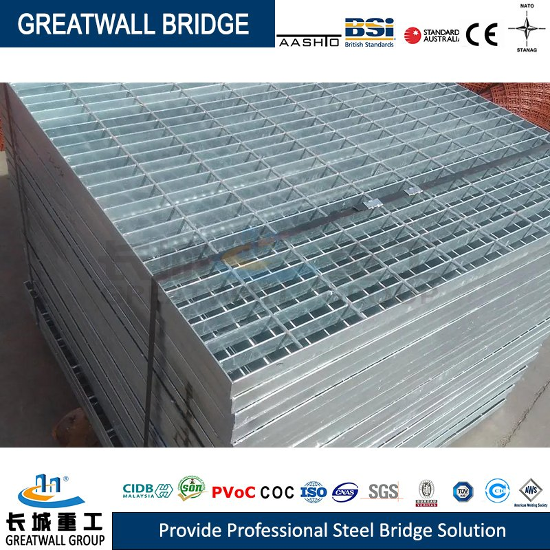 Metal Building Materials Steel Grating Sidewalk Platform Non-Slip