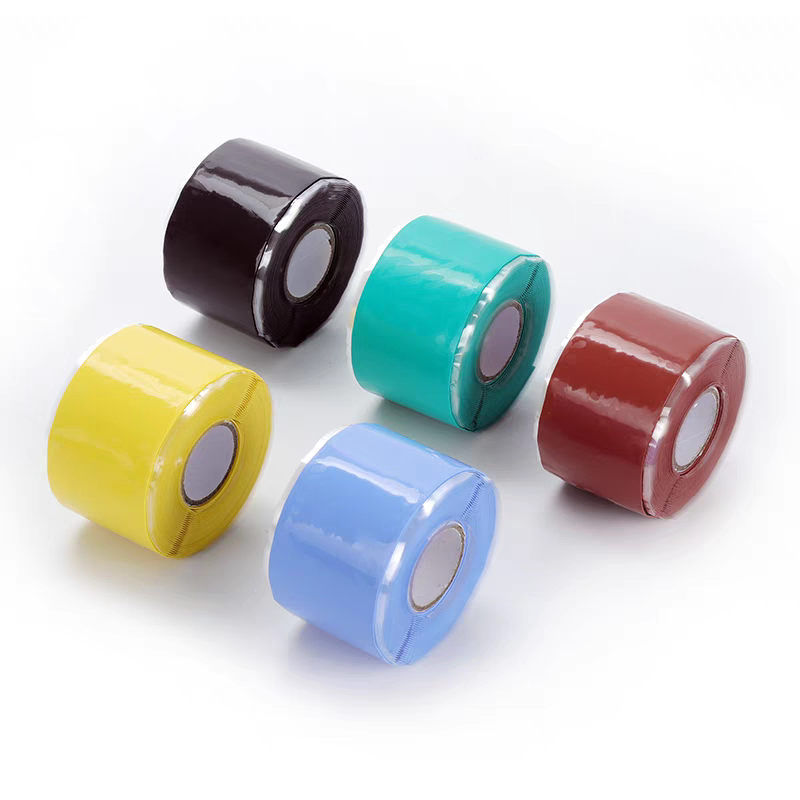 Waterproof Insulation Self Amalgamating Tape Silicone Rubber Self Fusing Tape for Sealing Pipes, Hose Repair, Electrical Cables