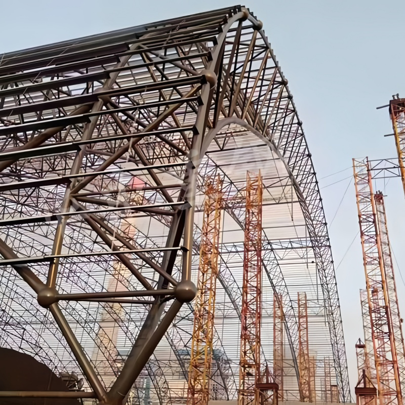 Modern Industrial Building Structural Steel Space Truss Steel Products Building Structure