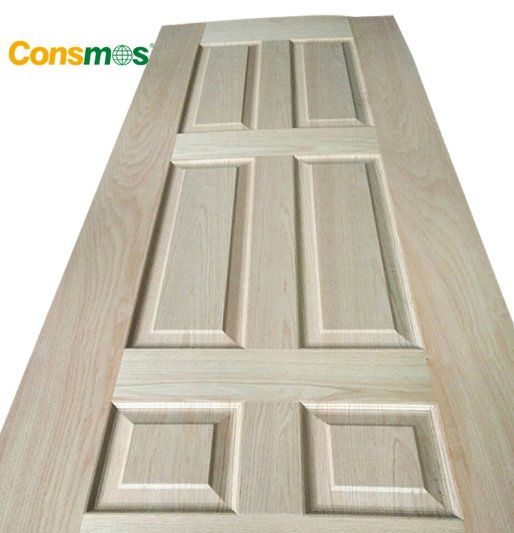 Low Price 3mm MDF HDF New Models Melamine Natural Wood Veneer Door Skin