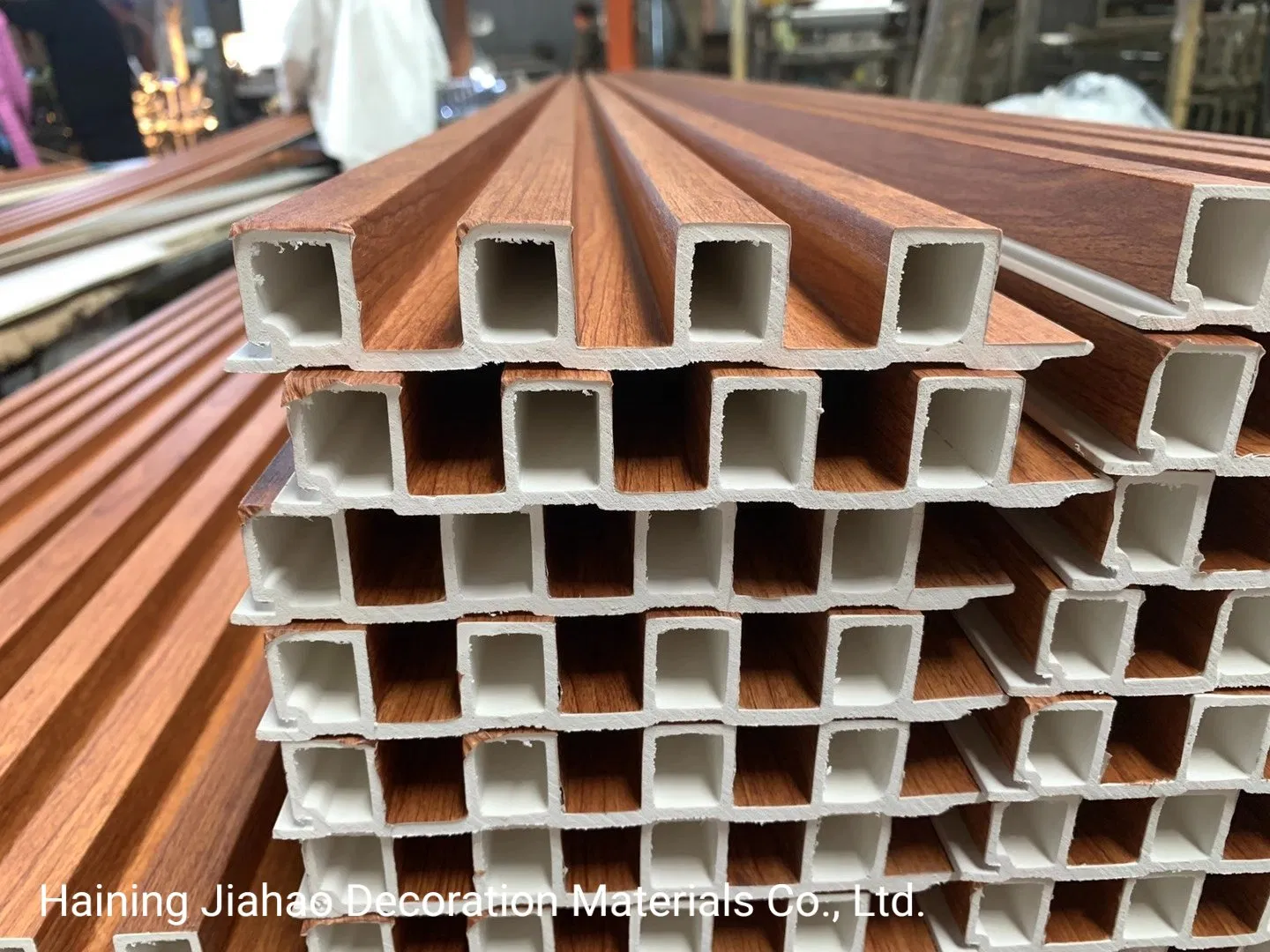 160*24mm Building Material Customized Colors Top Quality Hot Sale WPC PVC Wall Ceiling Panel Deco Board