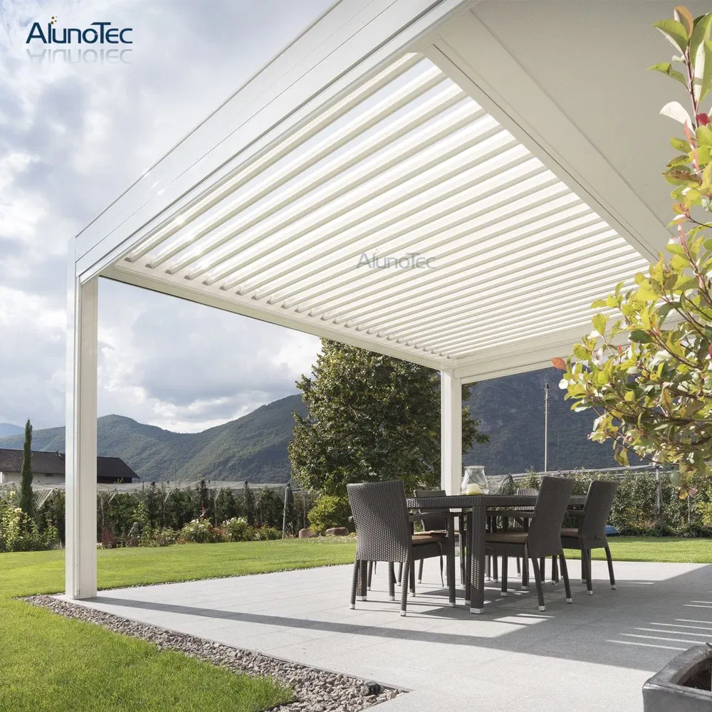 New Design Motor Motorized Pergola Roof Louvre for Outdoor Pati