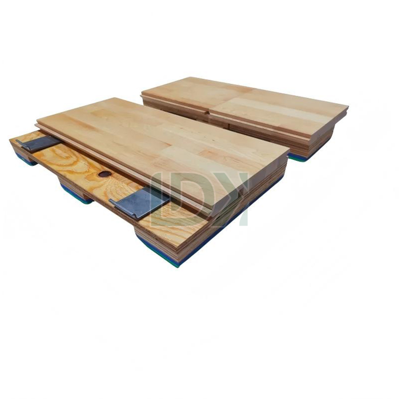 Hardwood Solid Wood Maple Flooring Wood Basketball Sports Flooring Synthesis