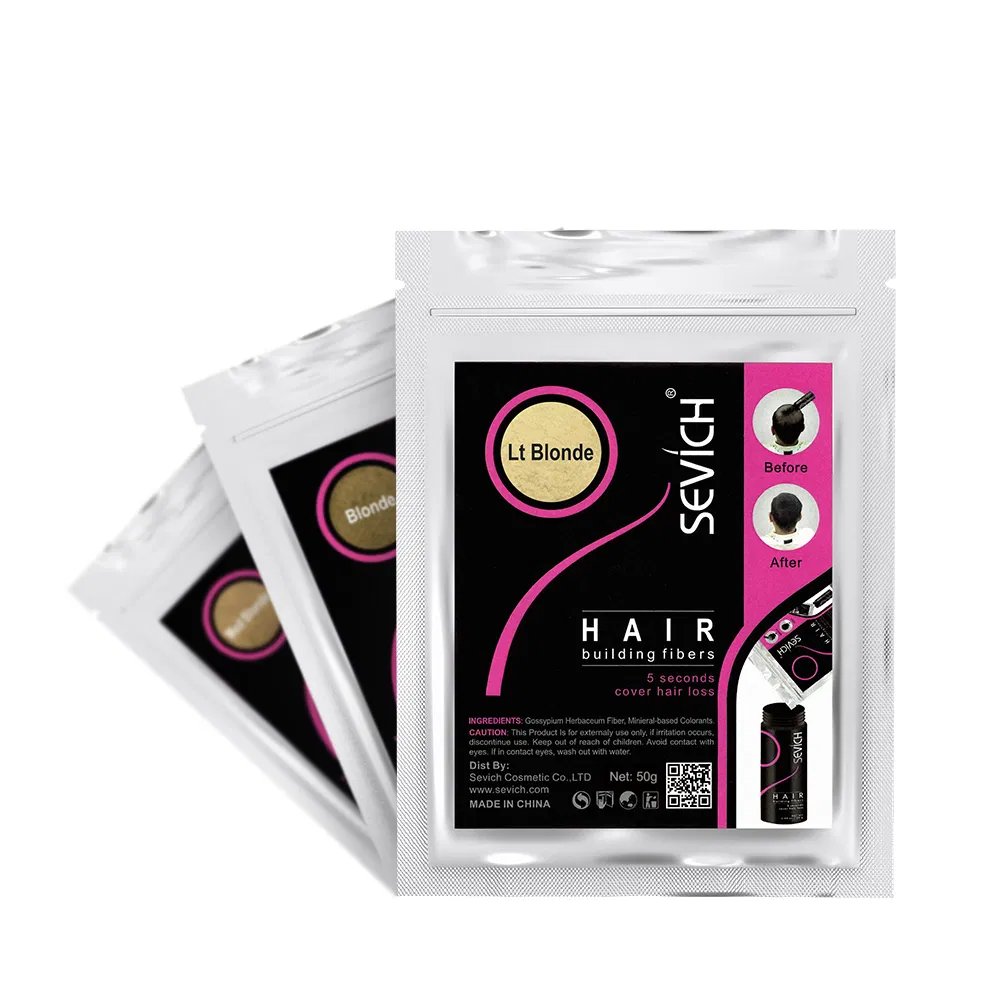 Private Label Hair Regrowth Treatment Hair Fiber 25g Refill Pack