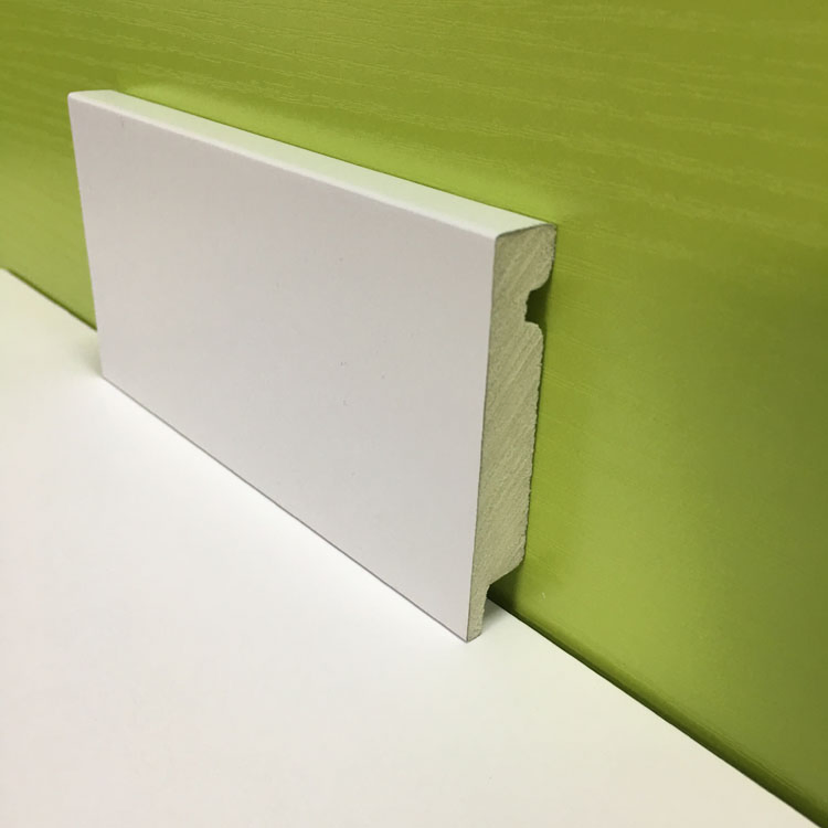 Plastic White Skirting Board Home Wall Skirting