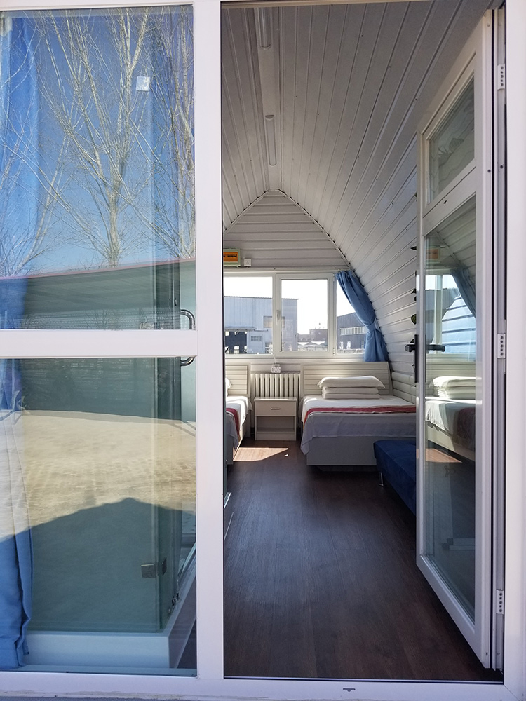 WMCP005 Outdoor Camping Pod Luxury Prefab Steel Tiny House For Living
