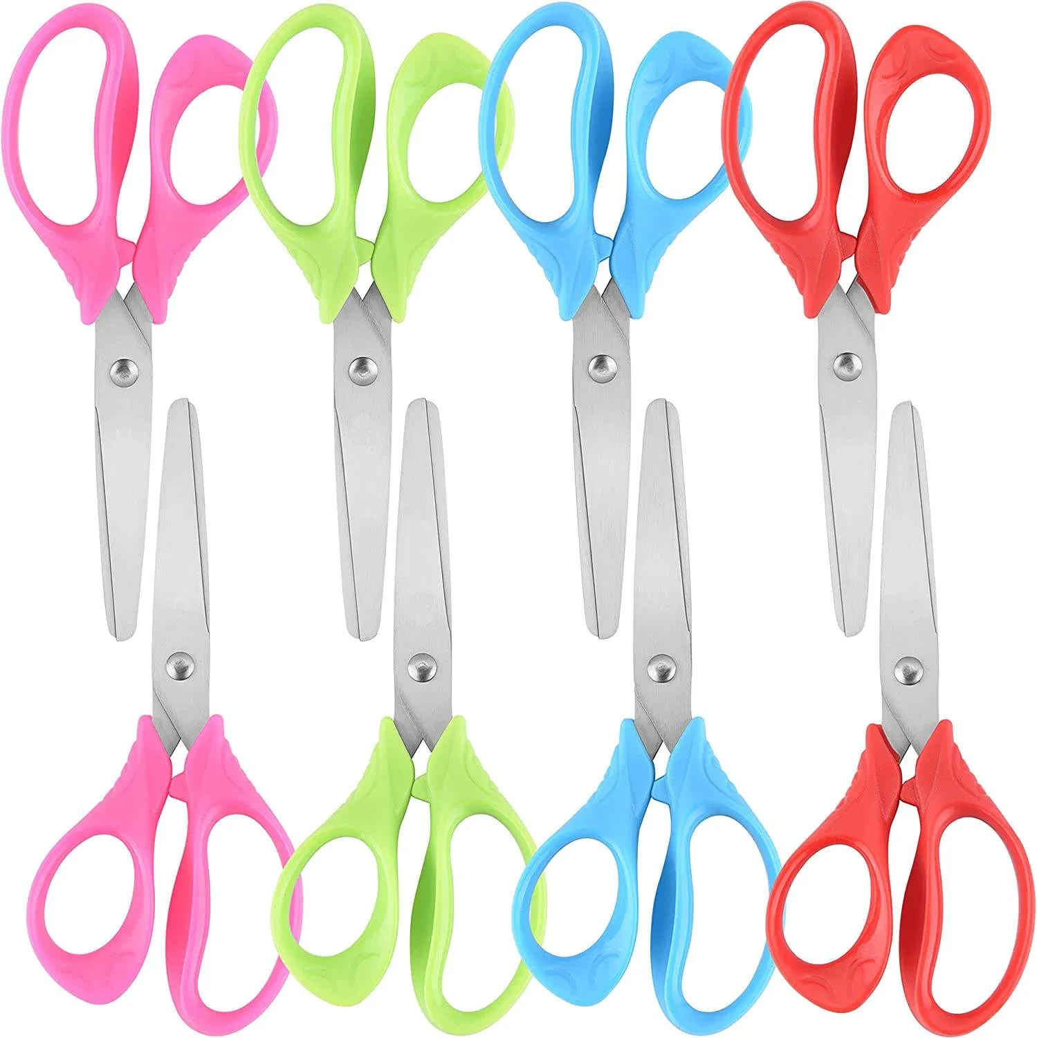 Right Handed Soft Comfort-Grip Blunt Kids Safety Scissors Craft Scissors