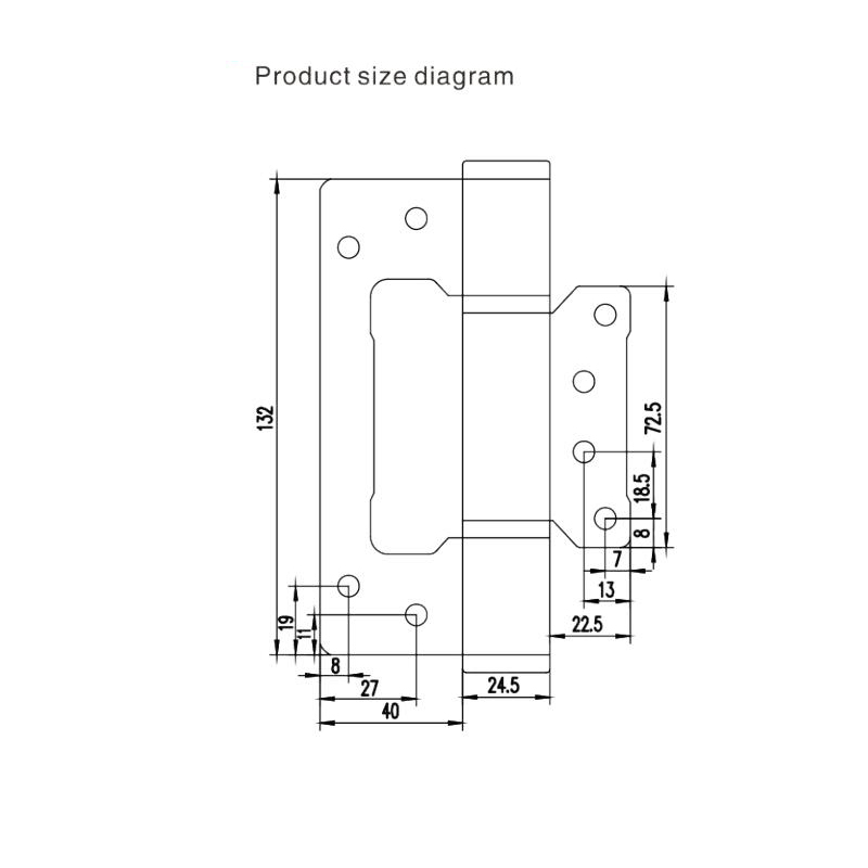 Black White Gold Grey Silver Color Hydraulic Hinge