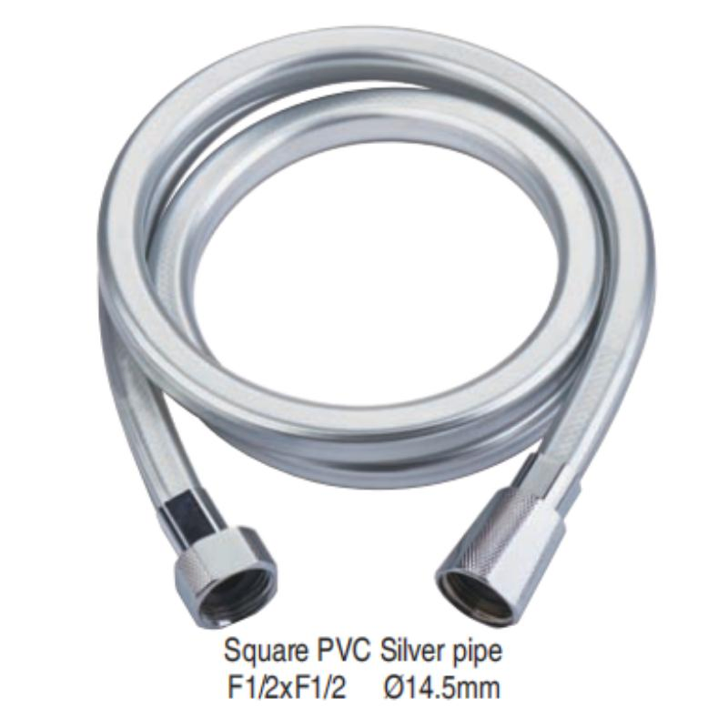 Square PVC Silver Hose Hto014
