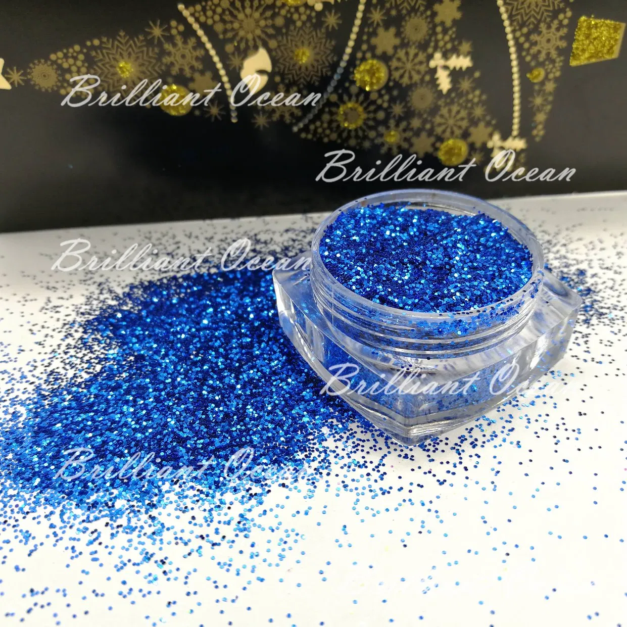 Fine Acrylic Glitter Pigment Powder for Nail Art Tips Design