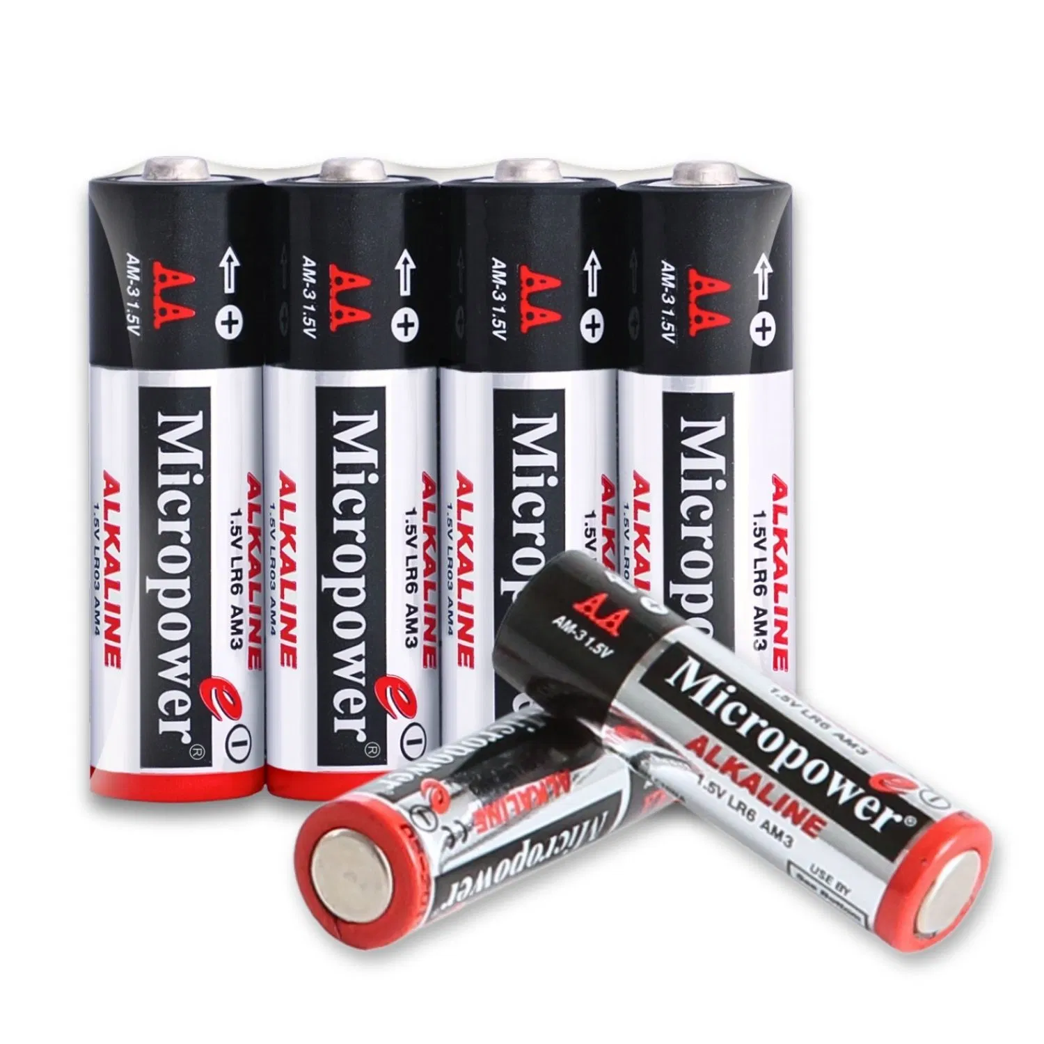 Батарейка AA/LR6 1.5V алкалиновая, цинк-марганцевая
