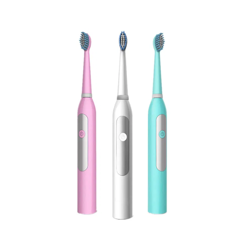 Electric Toothbrush with 2 Replacement Brush Head Portable Travel