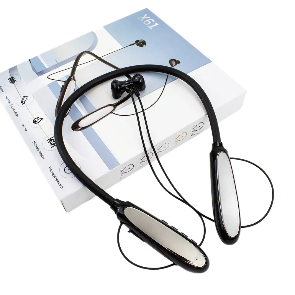 Беспроводные наушники-петличка X61 с картой памяти