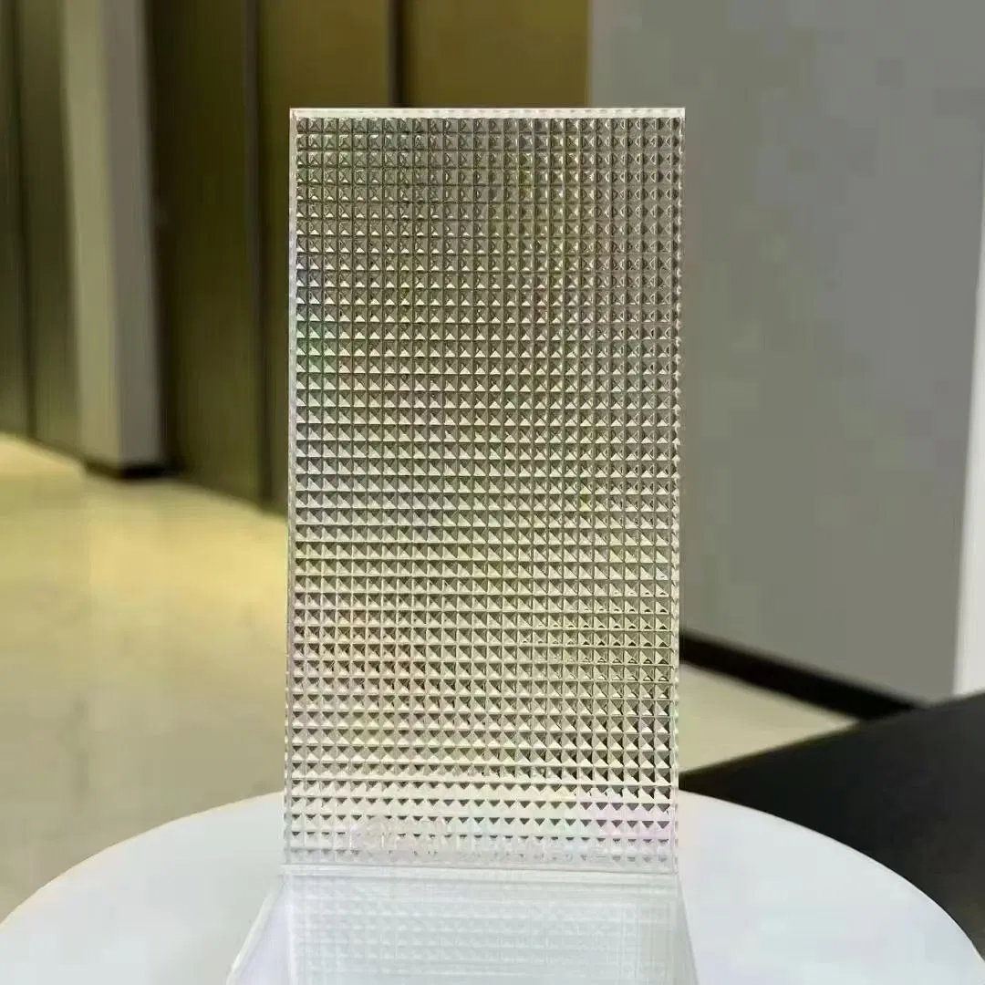 Tsuchime Pattern Textured Glass for for Artistic Display and Niche Applications