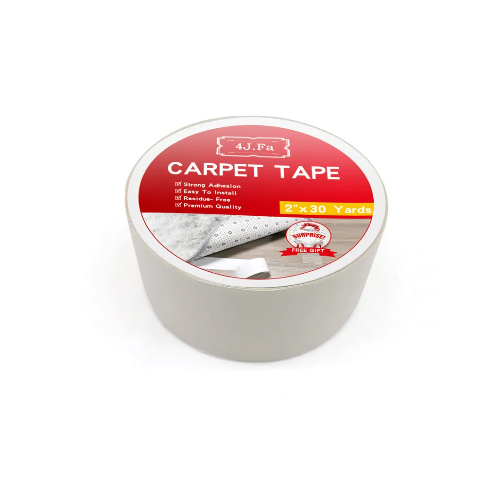 2 Inch by 60 Feet White Indoor / Outdoor Carpet Edge Binding Tape for Tile Floors
