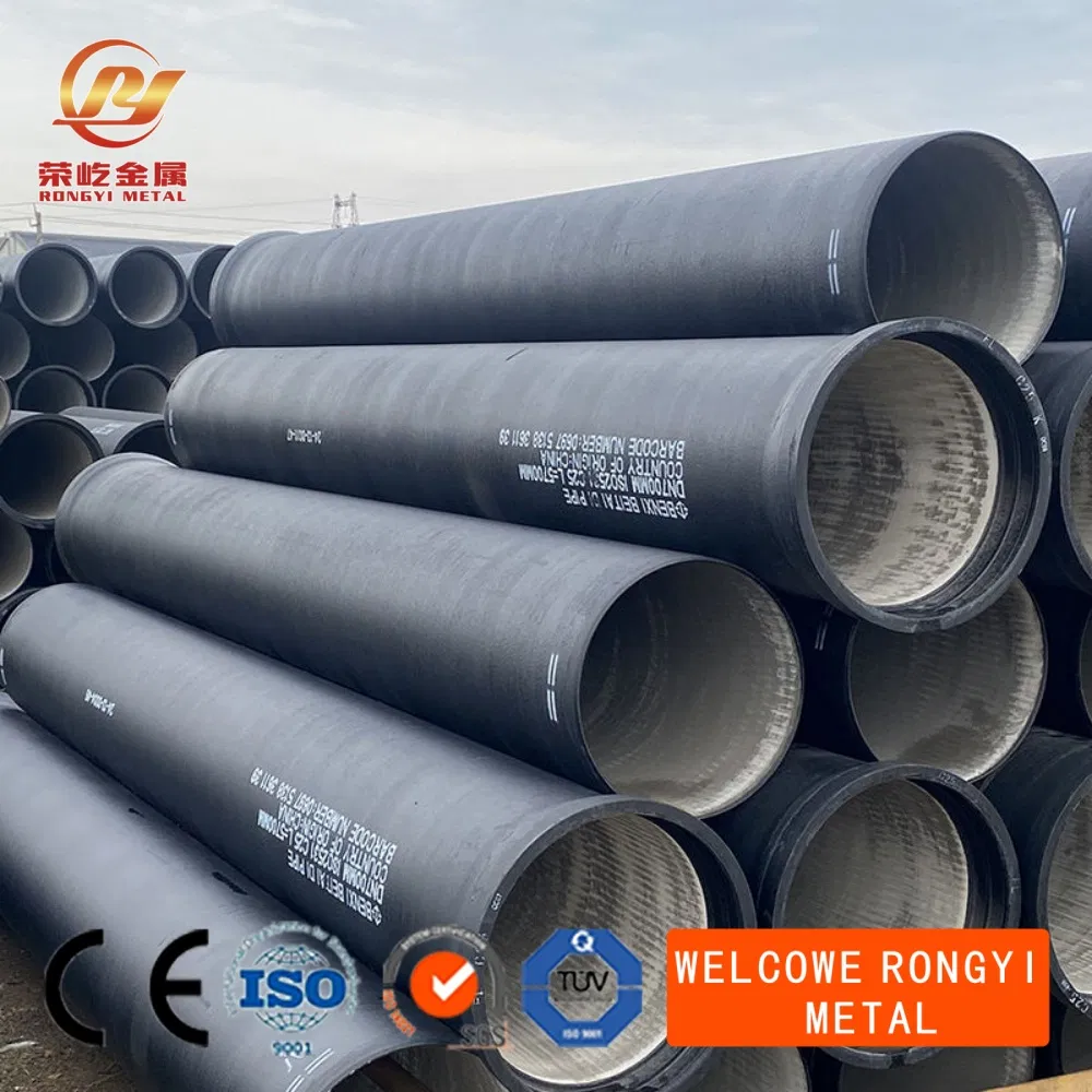 Manufacturer's Best-Selling C25 Grade Ductile Iron Pipe K8 K9 900 mm Ductile Iron Pipe with Cement Lining