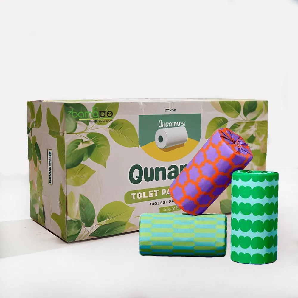 22.5*22.5cm Bamboo Pulp Customized Logo China 2ply Kitchen Roll Paper Towel