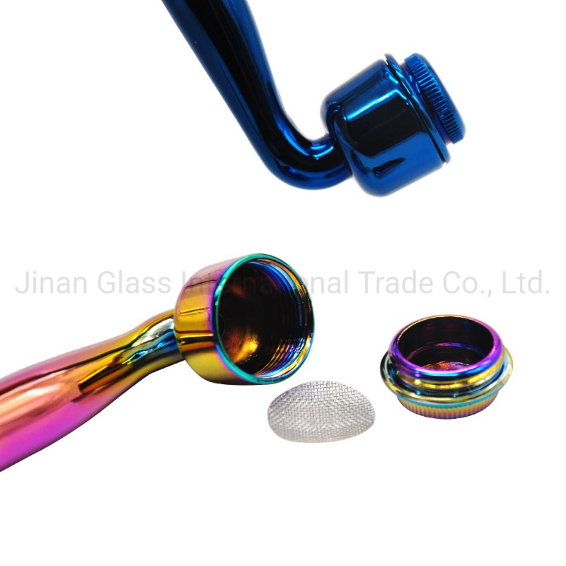 Aluminium Alloy Metal Pipes One Hitter Tobacco Pipes for Smoking