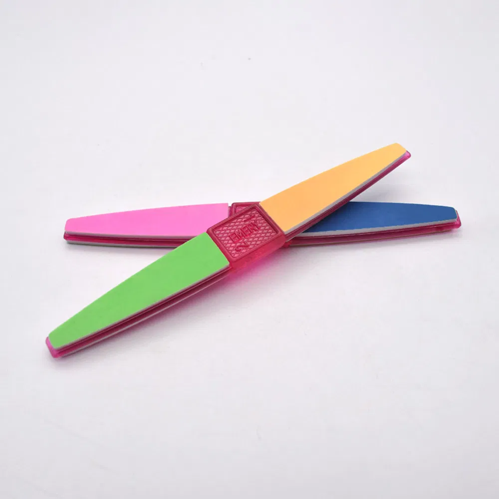 4 Sided Baby Care Nail Art Buffer Sunshine Manicure and Pedicure Tools Plastic Nails File Polishing