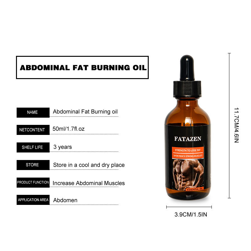 OEM ODM Natural Abdominal Fat Burning Oil Belly Burner Slimming Hot Cream Sweat Tummy Body Shaping Massage Organic Cellulite Oil