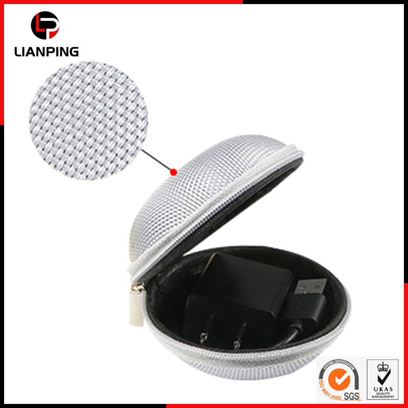 Чехол для наушников EVA ударопрочный с сетчатым карманом