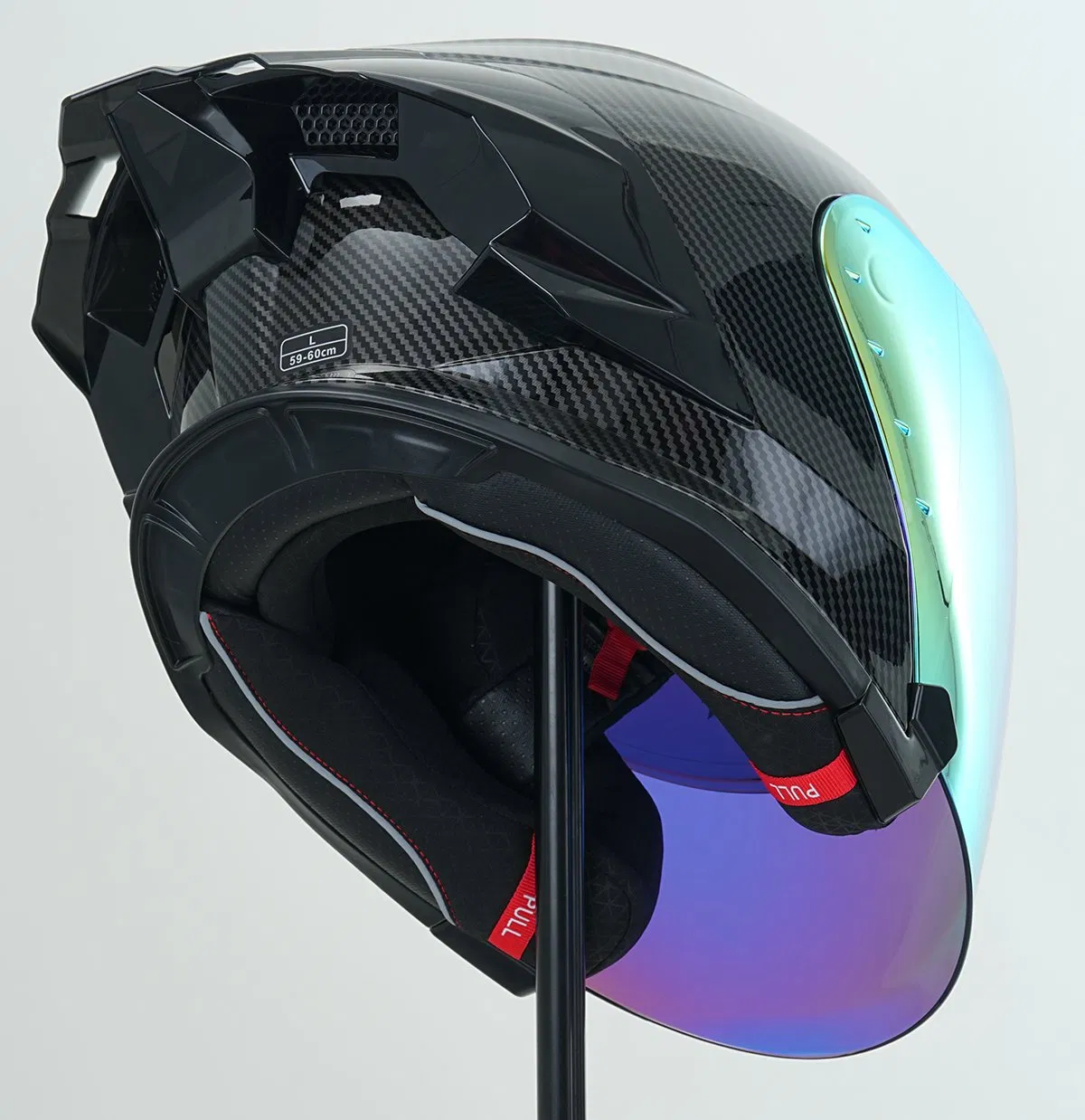 DOT Approved Dual Visor Open-Face/Full-Face Motorcycle Helmet
