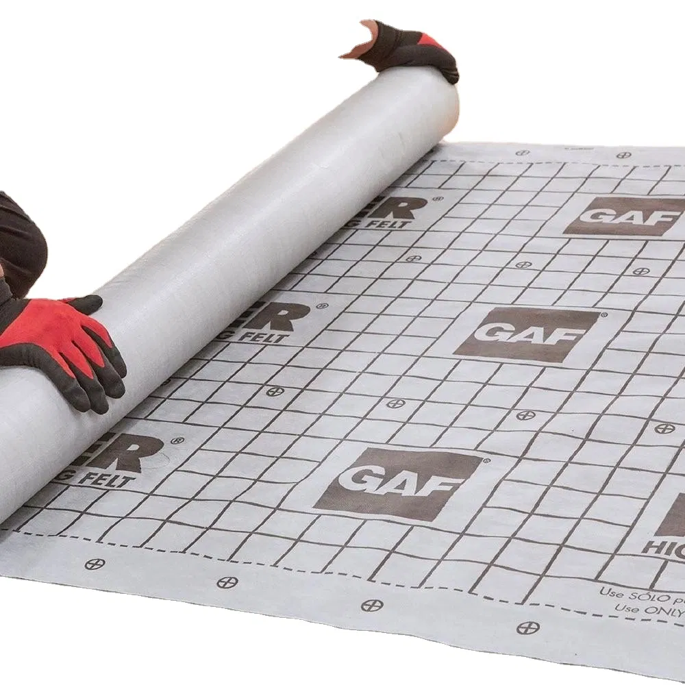 Waterproof Breathable Membrane Vapour Control Layer Synthetic Roofing Felt House Wall Wrap Breathable Roofing Membrane