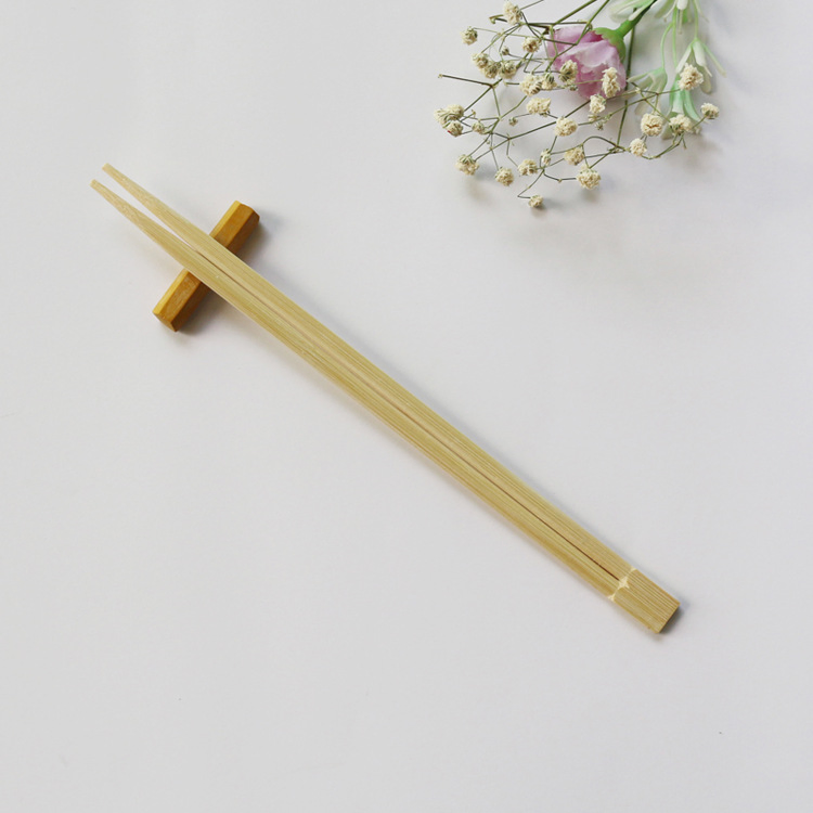 Chinese Restaurant Custom Print Disposable Bamboo Twin Chopsticks