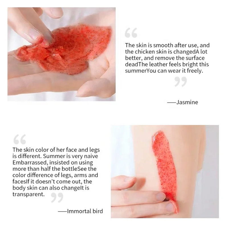 Ditong Oemodm Tomato Scrub Organic Bath Salt Improve Chicken Skin Exfoliant Whitening Body Scrub