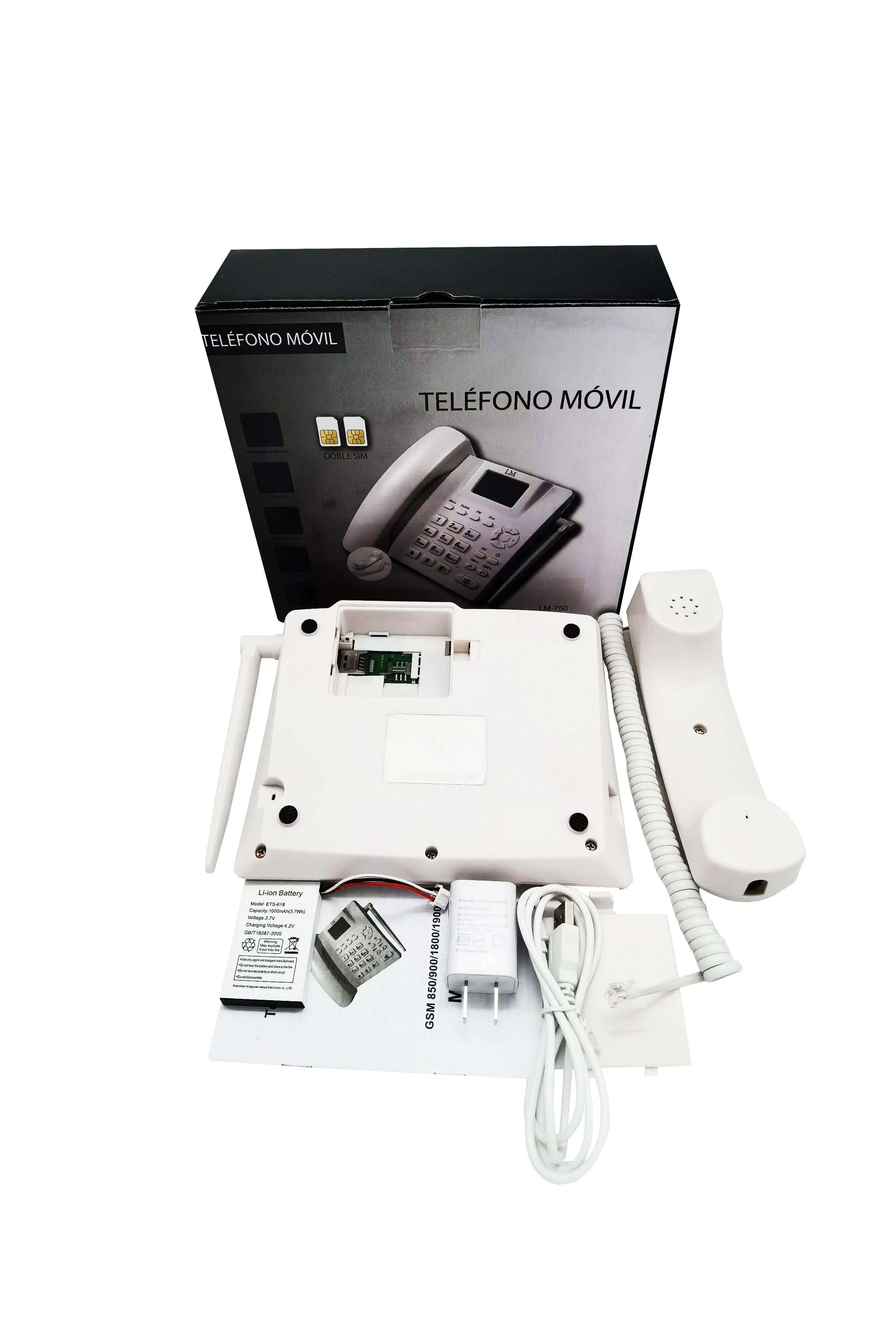 Global Use 2g GSM Telephone with Dual SIM Slots