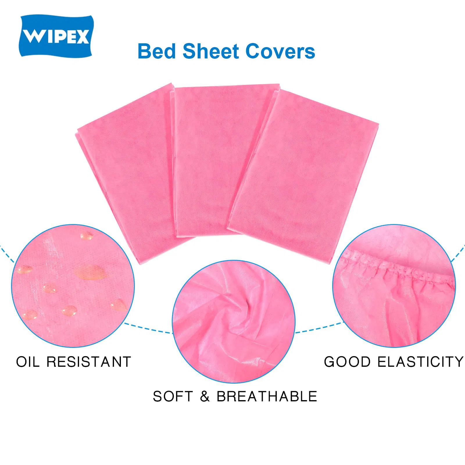 Wipex Waterproof Oilproof Massage Table Cover SPA Beauty Salon Disposable Bed Sheets
