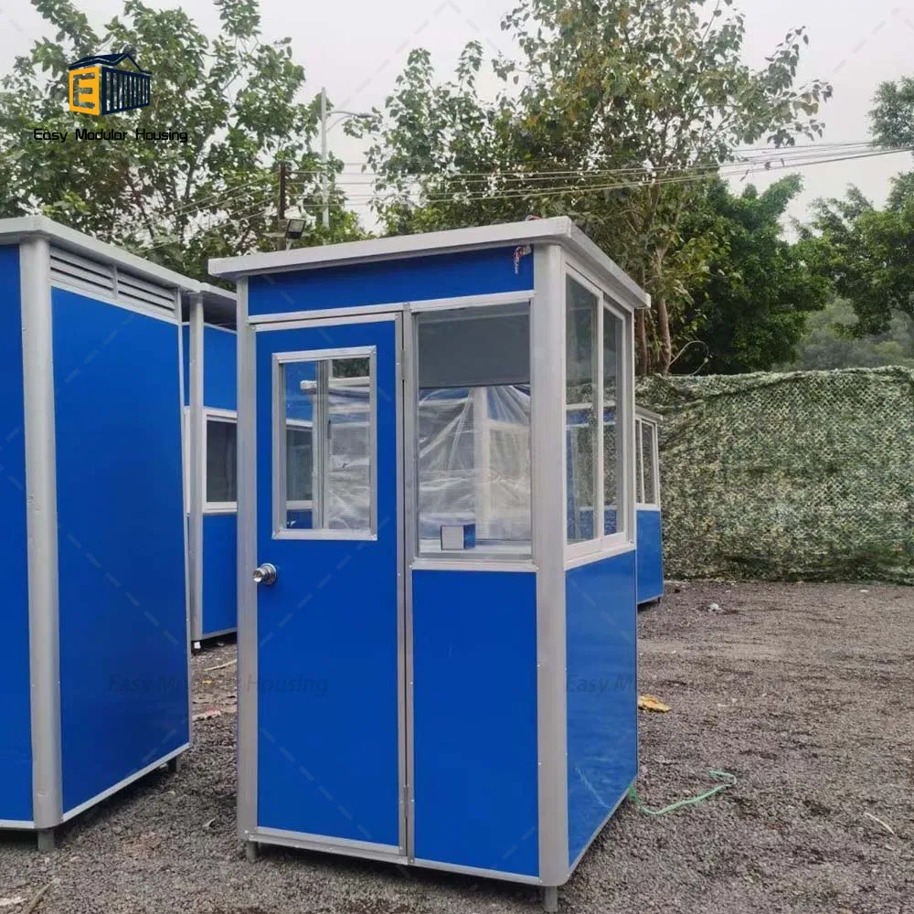 Factory Manufacturer Secure Prefabricated Outdoor Modular Movable Portable EPS Security Sentry Box Booth Guard House