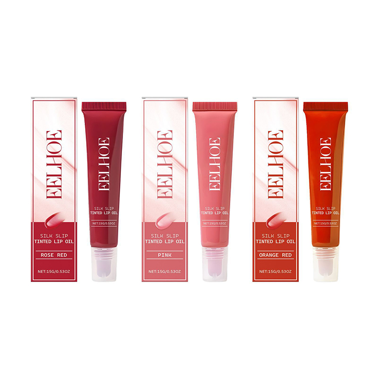Private Label Color Changing Plump Repair Lip Gel Light Texture Non-Sticky Multiple Color Moisturizing Fruit Lip Oil
