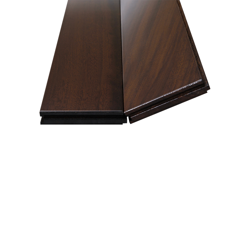 Modern Dark Okan Wood Flooring Stylish Herringbone Design